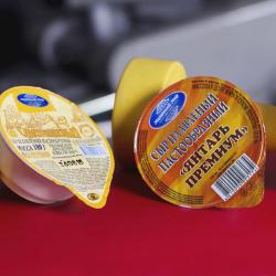 Сыр плавленый Янтарь премиум купить оптом
