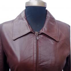100% Genuine High Quality Leather Jacket For Ladies