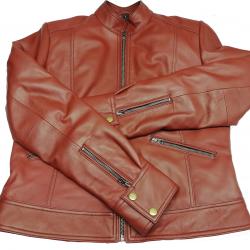 100% Genuine High Quality Leather Jacket For Ladies buy on the wholesale