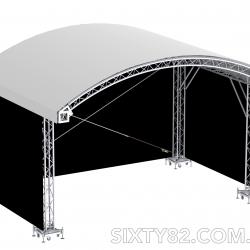 Система арочных сценических крыш SIXTY82 - размер 6х4 м