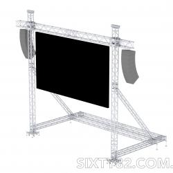 SIXTY82 Конструкция для подвеса светодиодного экрана 6х4 м.