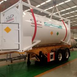 Mounted Tank Container Trailer for LPG and LNG