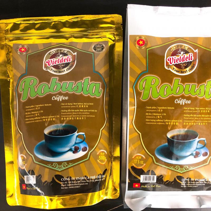 Жареный кофе Робуста в зернах  купить оптом - компания VIET DELI COFFEE CO.,LTD | Вьетнам