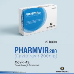 Фавипиравир (Pharmvir) 200мг в таблетках купить оптом