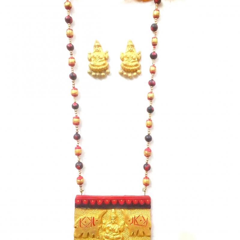 Handmade Jewellery / Terracotta Necklace / Festive Fashion buy wholesale - company Karru Krafft | India