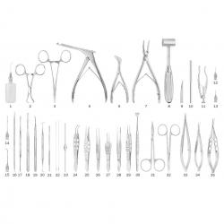 Набор инструментов для офтальмологических операций