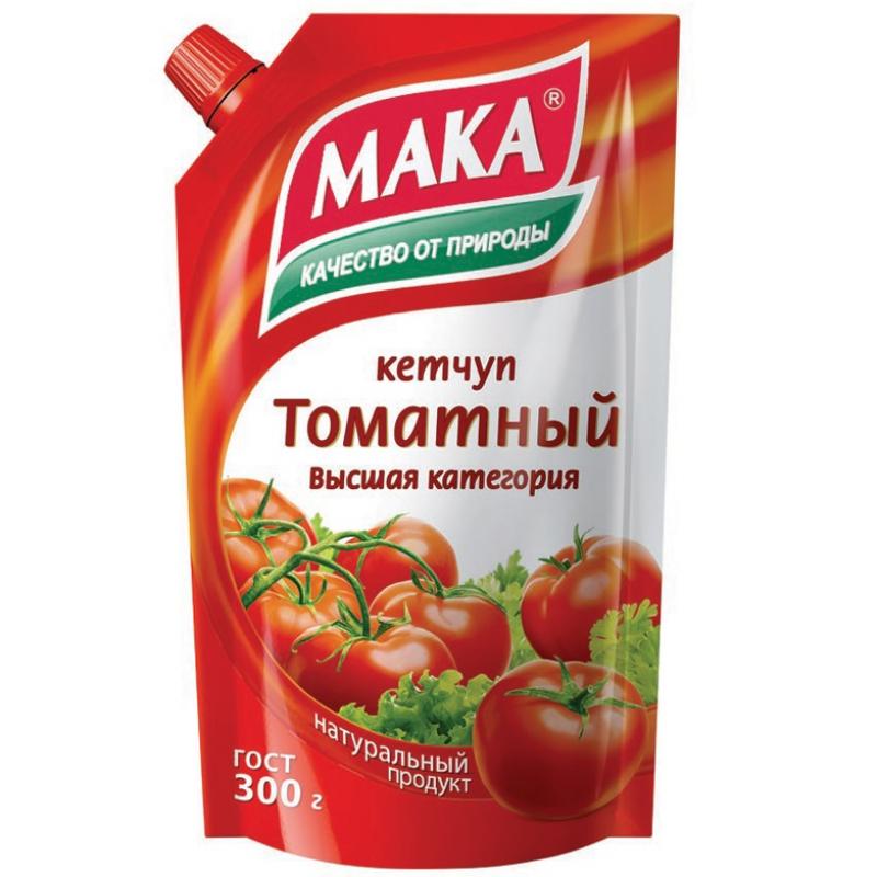 Кетчуп «Томатный» купить оптом - компания ООО «Производственная компания МАКА» | Россия
