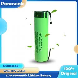 1pc 3.7V 3400mAh NCR Battery for Flashlight with DIY Welding Nickel Sheet buy on the wholesale