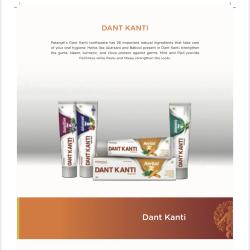 Натуральная зубная паста Dant Kanti 