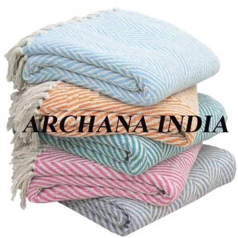 Вязаные пледы купить оптом - компания ARCHANA INDIA | Индия