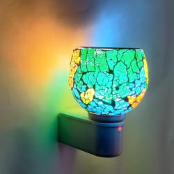 Vrinda's Electric Ceramic Aroma Oil Diffuser Cum Night Lamp
