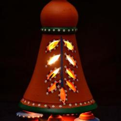Hand Painted Bell Hanging Lights 