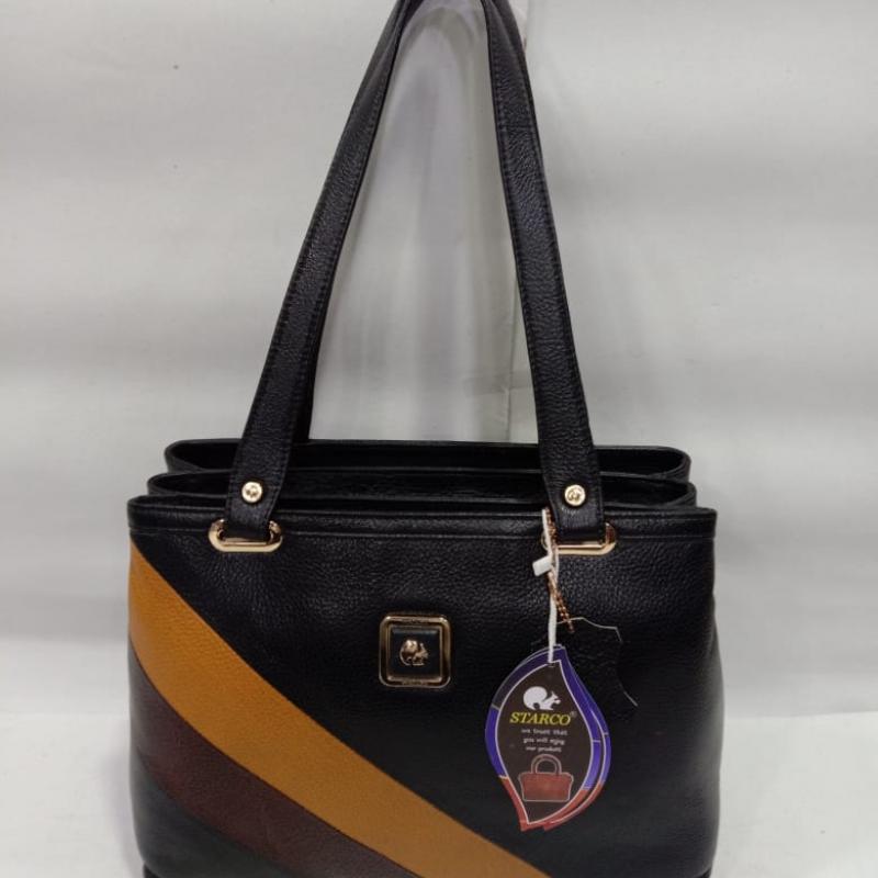 ​Genuine Leather Tote Bag for Women Vintage Shoulder Handbag Purse with Crossbody Strap купить оптом - компания The Sutra Overseas | Индия