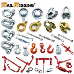 Wholesale rigging hardware  shackle High Quality Adjustable Us Type Marine Rigging Drop Forged Carbon Steel 3/4 Anchor Bow Shackle Mega Grillete with screw pin купить оптом