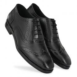 Derby shoes Men's formal Full leather купить оптом