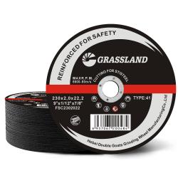 Grassland MPA 9 inch 230 mm 230X2.0X22.2 metal inox steel cutting grinding disc for grinder купить оптом