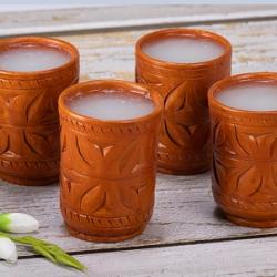 Terracotta Thandai Glass 160ml/ Lassi Glass Manufacturer buy on the wholesale