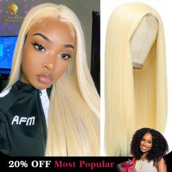  613 Straight frontal lace Wig Skin Melt Invisible 