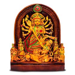 Handmade Handpainted Maa Durga Idol Manufacturer купить оптом