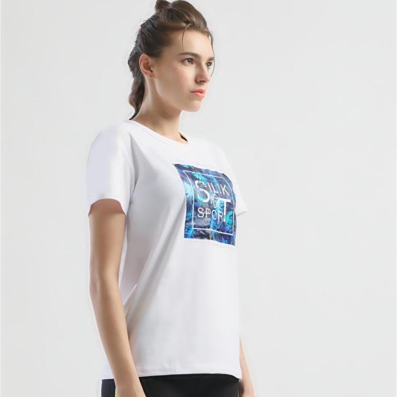SILIK Summer Sports Fitness Short Sleeve Printed Style T-Shirt купить оптом - компания Yeethon Company | Китай