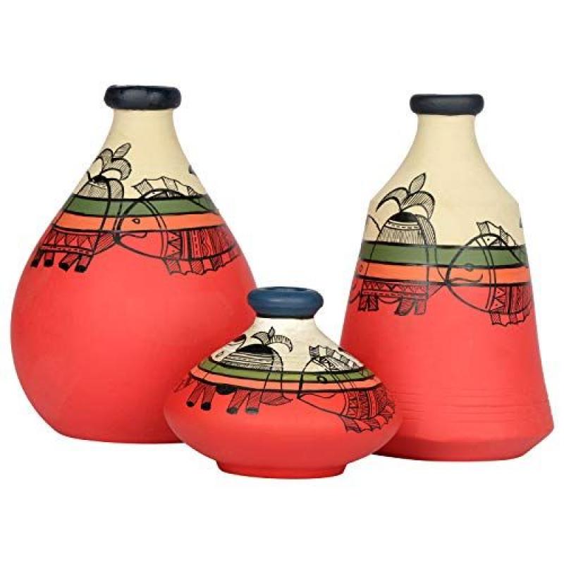 Handmade Terracotta home Decor Pot manufacturer wholesaler exporter купить оптом - компания Manmayee Handicrafts | Индия
