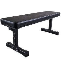 Steel Frame Flat Weight Training Bench with Cross Bars