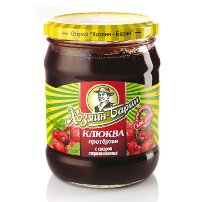 Sweetened Cranberry Puree buy wholesale - company ОАО 