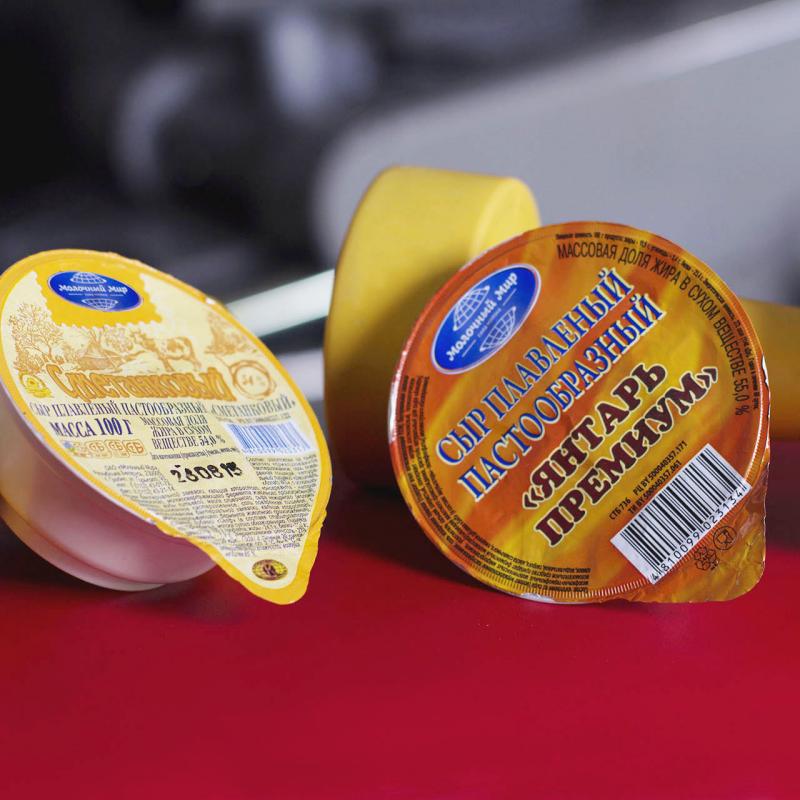 Processed Cheese Amber premium buy wholesale - company ОАО «Молочный Мир» | Belarus
