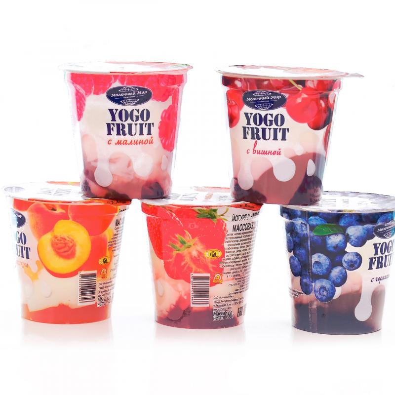 Yogurt YOGO FRUIT buy wholesale - company ОАО «Молочный Мир» | Belarus