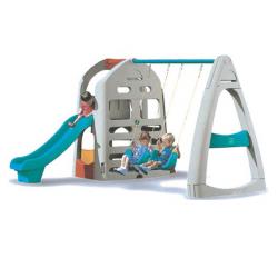 Plastic Kids Swing and Slide Set