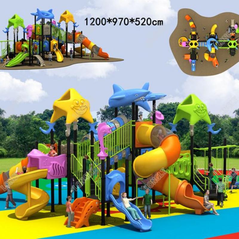 Kids Outdoor Playground Equipment for Kindergarten buy wholesale - company Guangzhou Longly Co., Ltd. | China