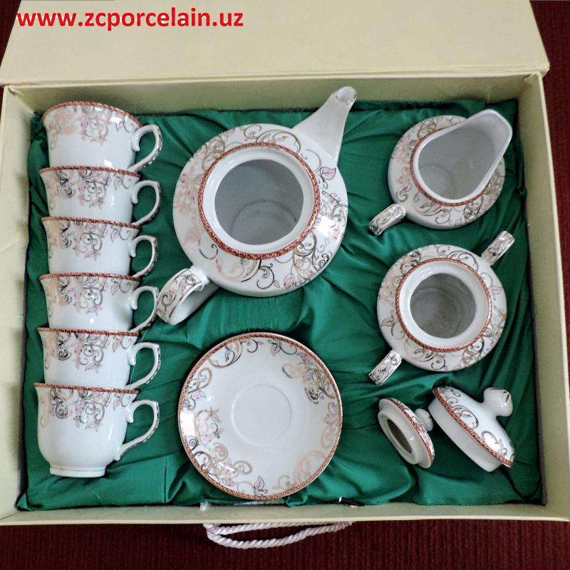 Porcelain Tea Sets buy wholesale - company Zhong Cheng Ceramics | Uzbekistan
