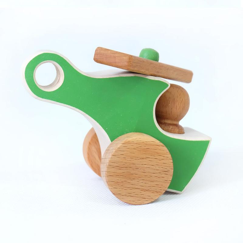 Wooden Toy Helicopter buy wholesale - company Авторская деревянная игрушка 