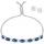 Set of Sapphire Slider Bracelet and Cubic Zirconia Stud Earrings  buy wholesale - company Yiwu Nihao Jewelry Co .,Ltd | China