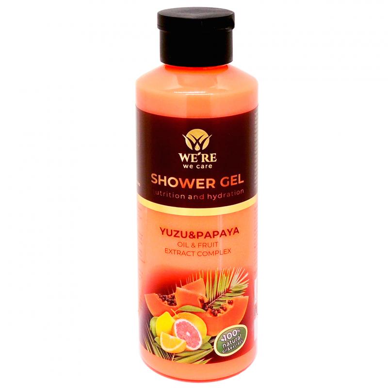 YUZU & PAPAYA Shower Gel We're we care 250 ml buy wholesale - company ООО 