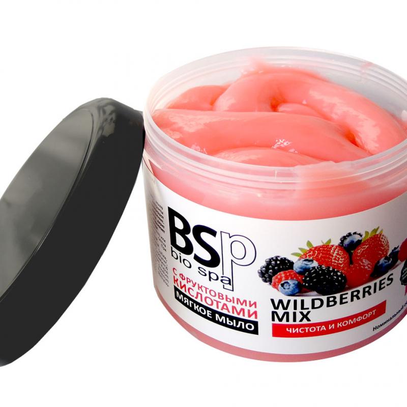 BIO&SPA Mild Soap for Body and Hair WILDBERRIES MIX 500 ml buy wholesale - company ООО 
