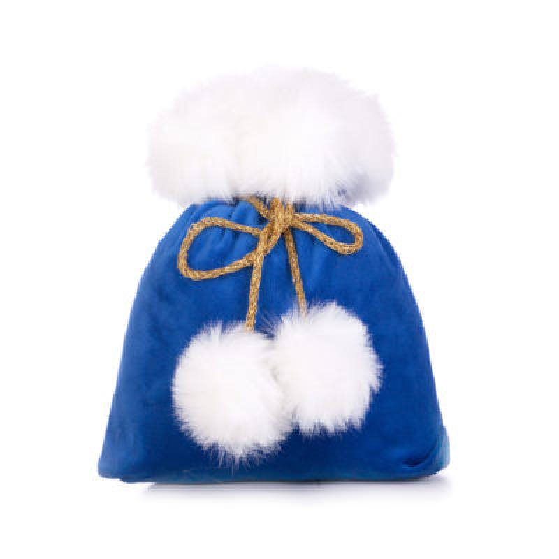 Christmas Gift Bags with Fur and Pompons buy wholesale - company ЗАО «Фирма Мальвина» | Belarus