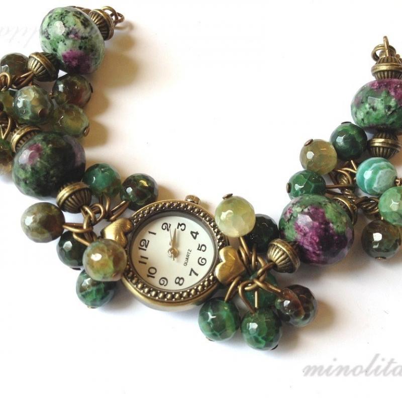 Женские наручные часы браслет с камнями купить оптом - компания Минолита | Беларусь