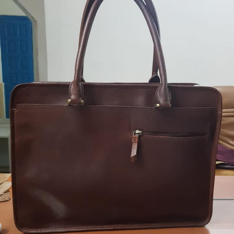 Leather Laptop Bags buy wholesale - company Anuj | India