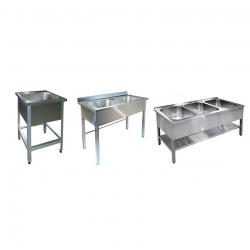Commercial Dishwashing Stainless Steel Sinks 