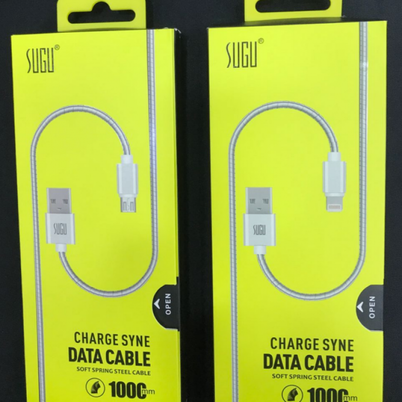 USB кабель с металлической пружинной оплеткой купить оптом - компания Guangdong Inflea Network Information Co., Ltd. | Китай