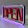Blue and Red LED Open Sign buy wholesale - company World-Deco Group Limited | China