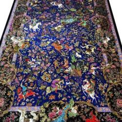 Pure Silk Handmade Carpet - Shekargah