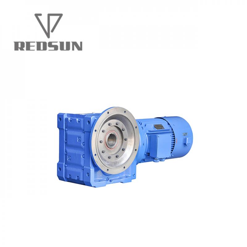K Series Helical Bevel Right Angle Gearbox Gear Motor buy wholesale - company Zhejiang Red Sun Machinery Co.,ltd | China