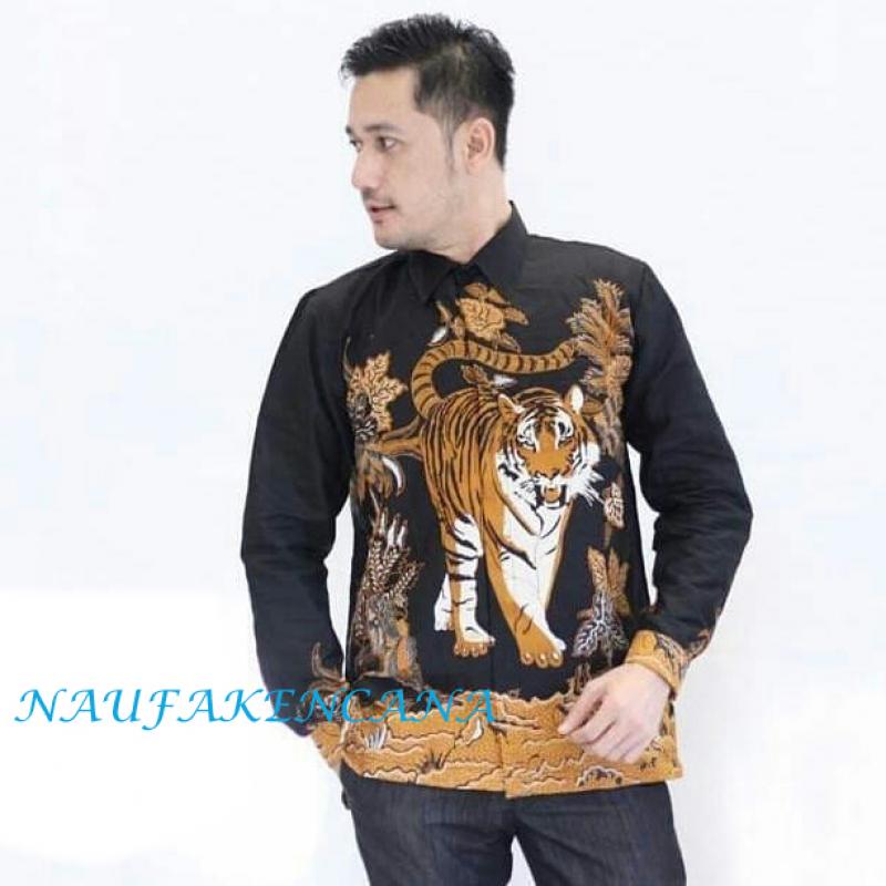 Мужская рубашка с принтом модный батик купить оптом - компания batik naufakencana | Индонезия