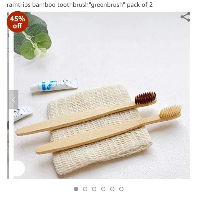 Kid Wooden Toothbrushes with Soft Bristles buy wholesale - company Ramtrips Medical and Dental Trade Private Limited | India