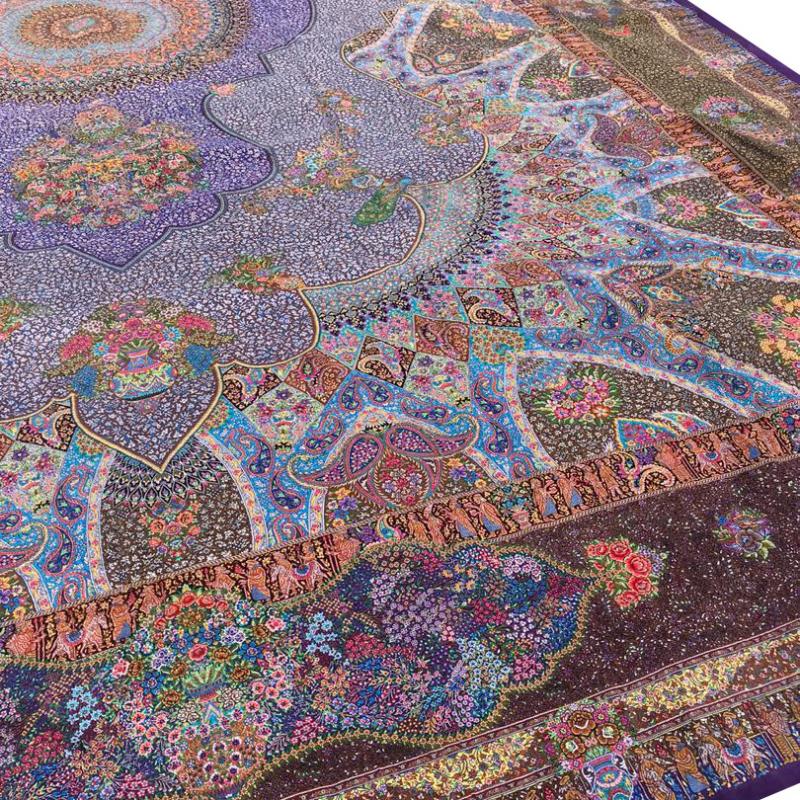 Hand Knotted Pure Silk Carpet 40 meters  buy wholesale - company Janan | Iran