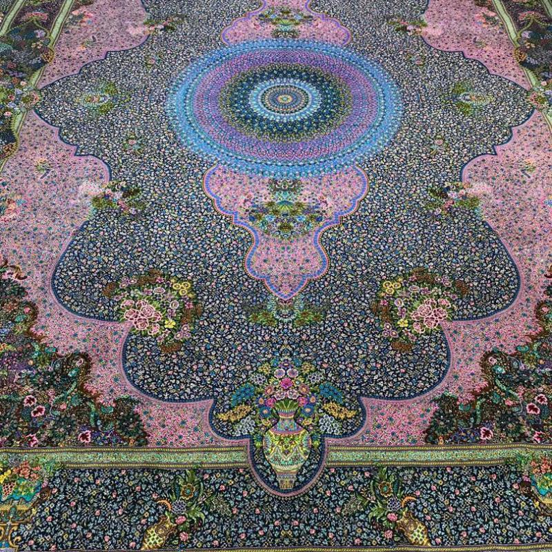 Pure Silk 12 Meters Hand-Knotted Carpets  buy wholesale - company Janan | Iran