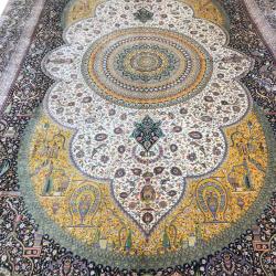 Pure Silk Hand-Knotted Carpets 6x4m buy on the wholesale
