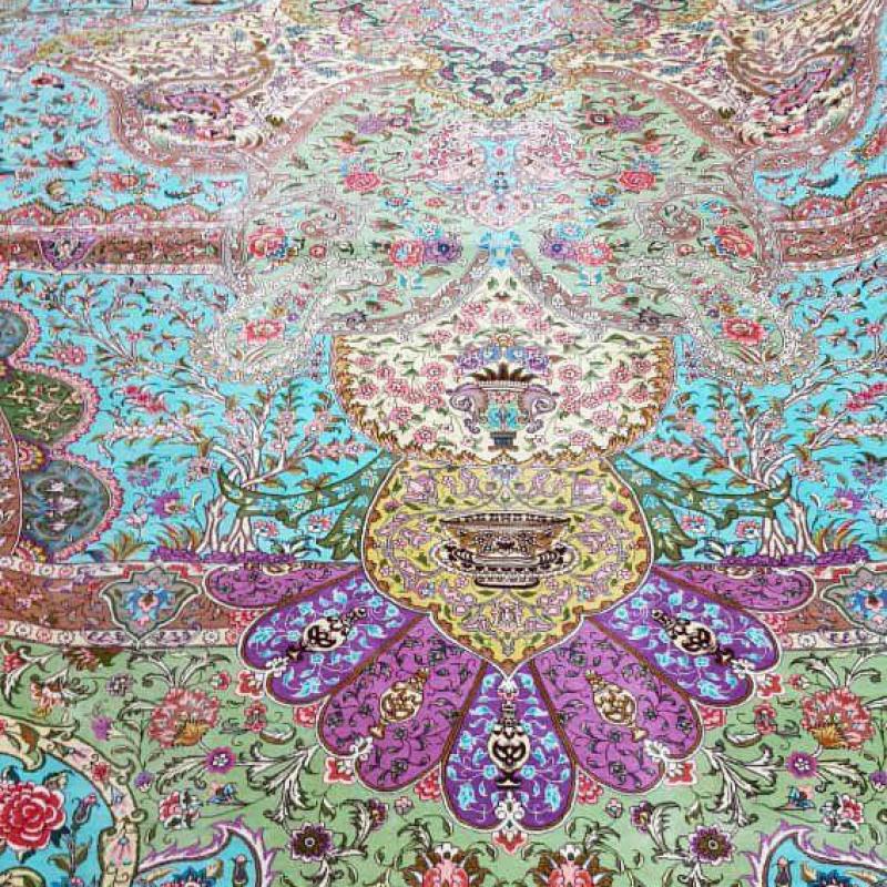Шелковые ковры ручной работы 8х5м купить оптом - компания Janan | Иран